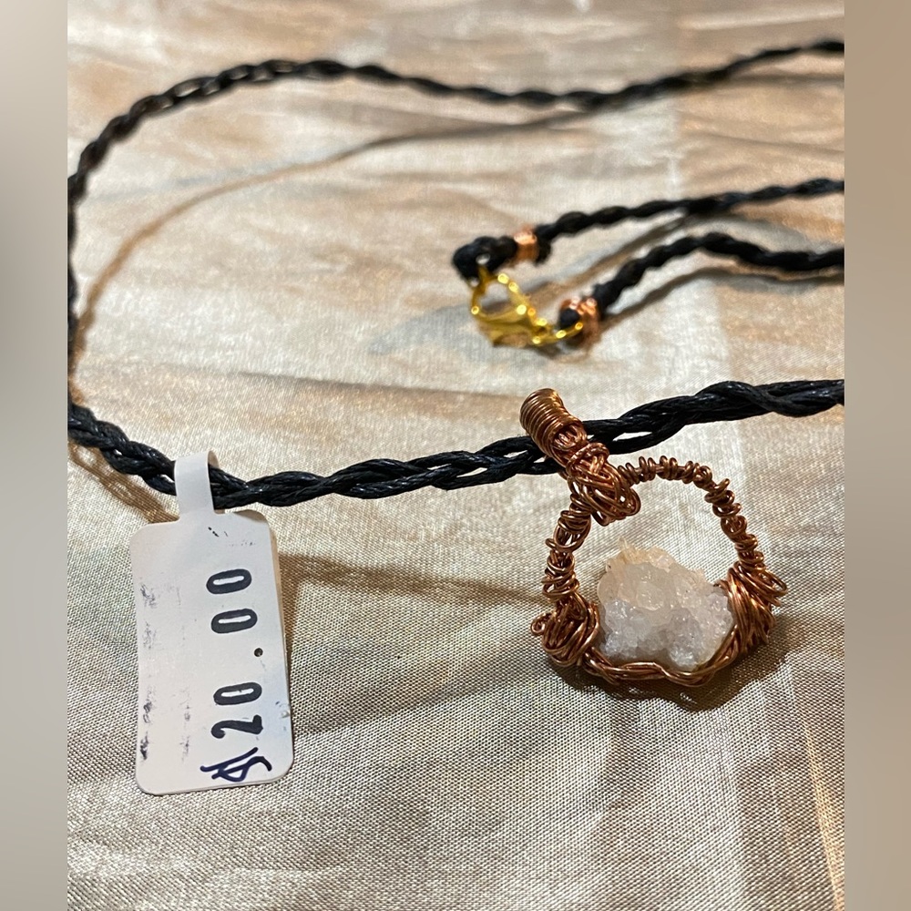 Crystal city, citrine crystal hand made jewelry necklace